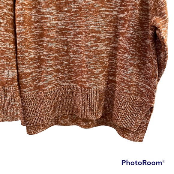 A New Day Marled Crewneck Sweater Rust - XL - Picture 2 of 6